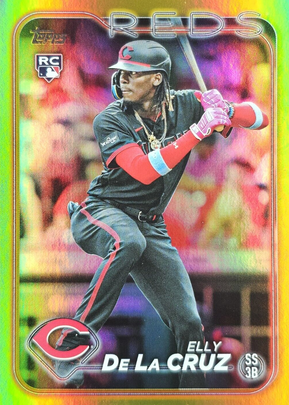 Elly De La Cruz 2024 Topps #141 Gold Foil Price Guide