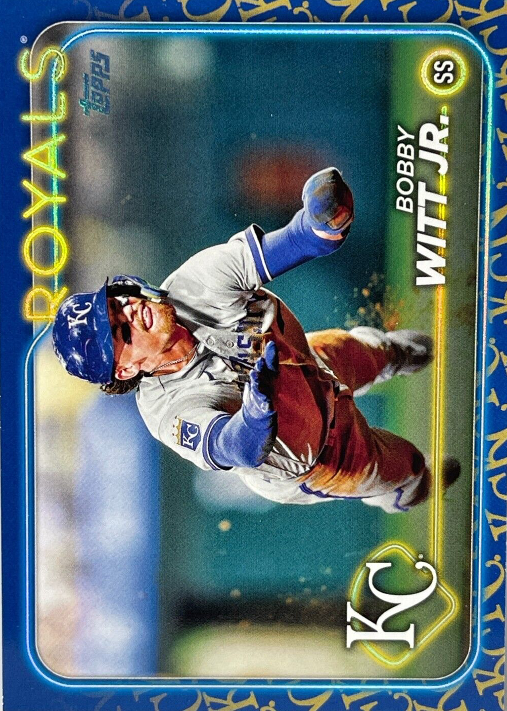 Bobby Witt Jr. 2024 Topps #254 Team Color Border Variation