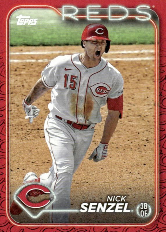 Nick Senzel 2024 Topps #338 Team Color Border Variation /(SSP) SGC 9.5