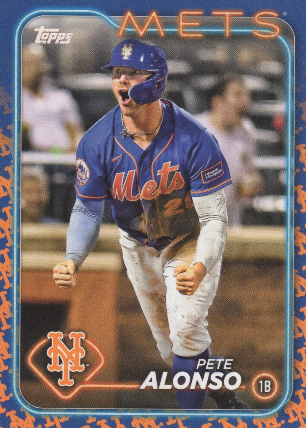 Pete Alonso 2024 Topps #20 Team Color Border Variation /(SSP