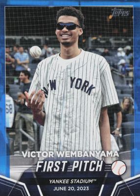 2024 Topps #FP-1 First Pitch - Blue