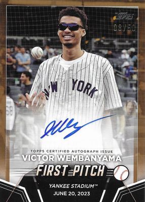 2024 Topps #FPA-VW First Pitch Autographs - Gold /50