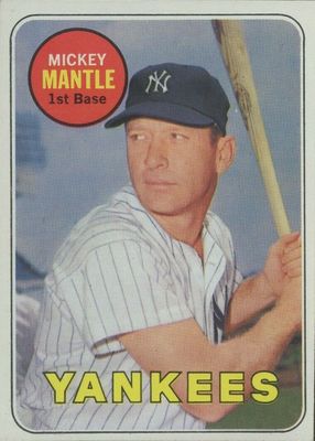  1956 Topps Mickey Mantle Card #135 GPSA Graded 7 NRMT Gray Back  : Collectibles & Fine Art