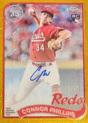 2024 Topps Silver Pack #2T89C-44 1989 Chrome Promo Autographs - Gold Refractor (Series 2) /50