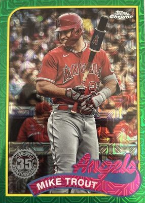 2024 Topps Silver Pack #T89C-17 1989 Chrome Promo - Green Refractor (Series 1) /99