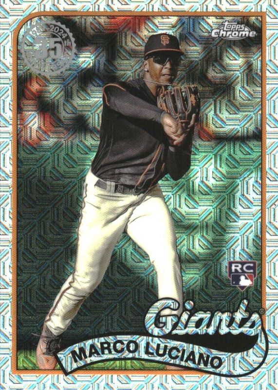 Marco Luciano 2024 Topps Silver Pack #2T89C-81 1989 Chrome Promo (Series 2) Rookie RAW