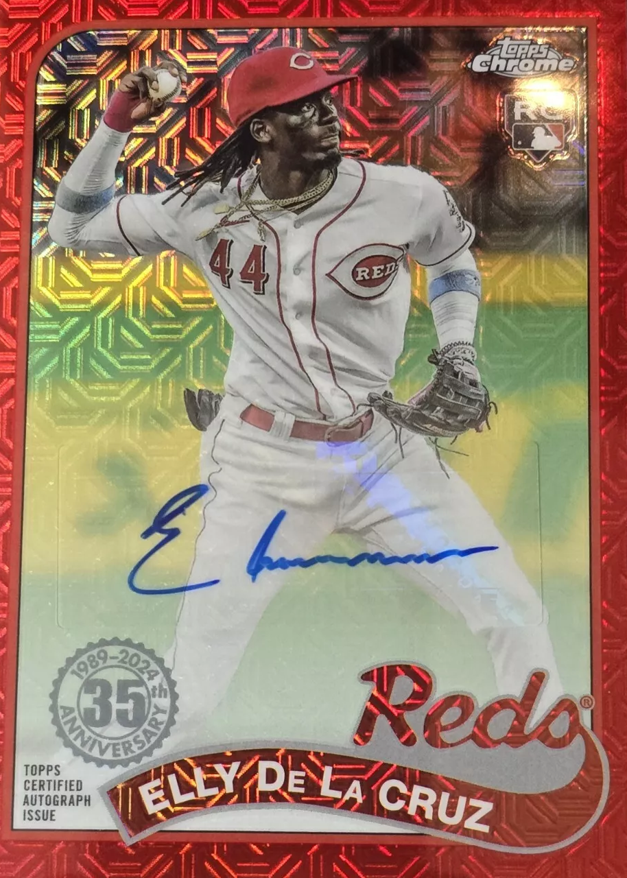 Elly De La Cruz 2024 Topps Silver Pack #T89C-83 1989 Chrome