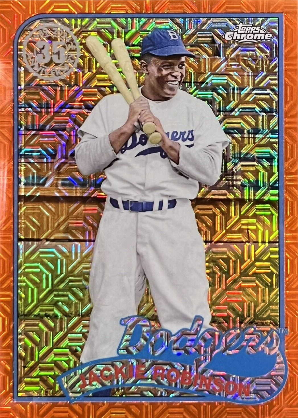 Jackie Robinson 2024 Topps Silver Pack #2T89C-67 1989 Chrome Promo