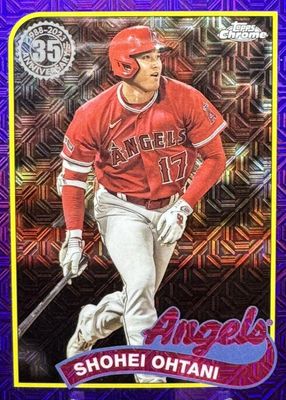 2024 Topps Silver Pack #T89C-73 1989 Chrome Promo - Purple Refractor (Series 1) /75