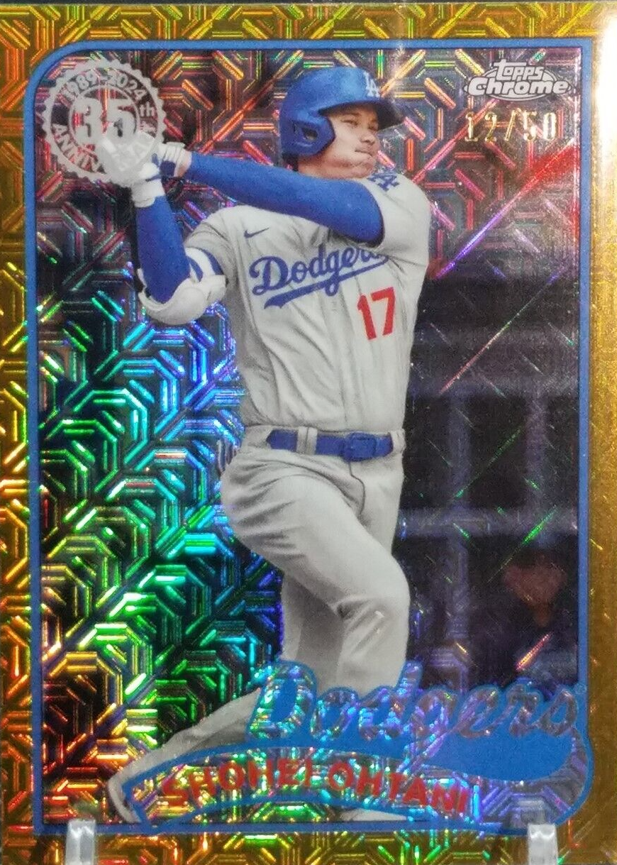 ゲームセンター・ゲームカード Topps Chrome Shohei Ohtani Gold WBC Shohei Ohtani 2025 Topps Chrome 1990 35TH Anniversary