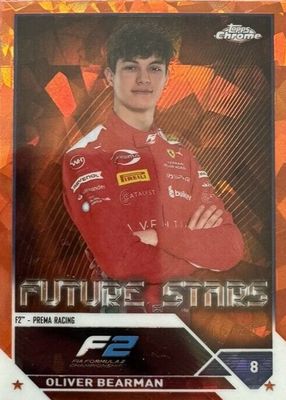 2023 Topps Chrome Formula 1 Sapphire Edition #71 Orange /25