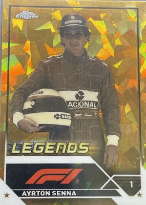 2023 Topps Chrome Formula 1 Sapphire Edition #198 Gold /50