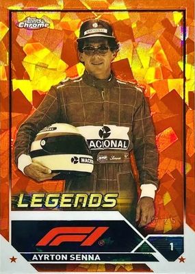 2023 Topps Chrome Formula 1 Sapphire Edition #198 Orange /25