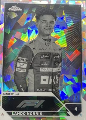 2023 Topps Chrome Formula 1 Sapphire Edition #25 Black & White /15