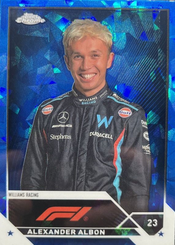 Alexander Albon 2023 Topps Chrome Formula 1 Sapphire Edition #61 Base SGC 10