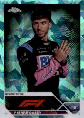 2023 Topps Chrome Formula 1 Sapphire Edition #52 Aqua /99