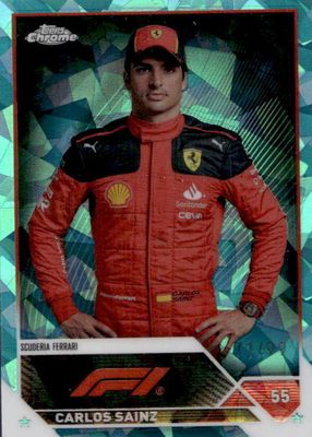 2023 Topps Chrome Formula 1 Sapphire Edition #17 Aqua /99