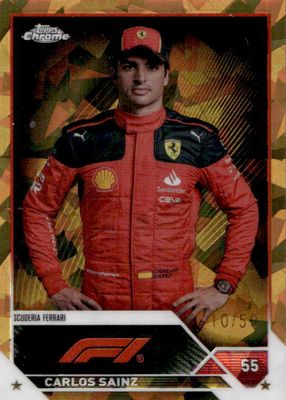 2023 Topps Chrome Formula 1 Sapphire Edition #17 Gold /50