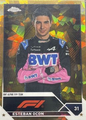 2023 Topps Chrome Formula 1 Sapphire Edition #29 Gold /50