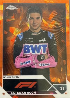 2023 Topps Chrome Formula 1 Sapphire Edition #29 Orange /25