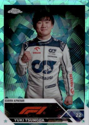 2023 Topps Chrome Formula 1 Sapphire Edition #55 Aqua /99