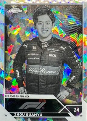 2023 Topps Chrome Formula 1 Sapphire Edition #58 Black & White /15