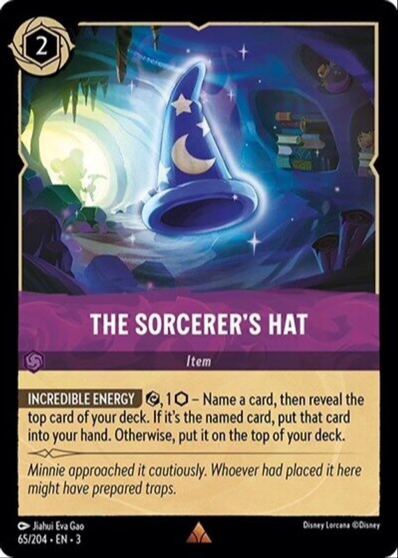 The Sorcerer's Hat 2024 Into the Inklands #65/204 Base RAW TCG (NEAR MINT)