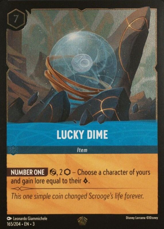 Lucky Dime 2024 Into the Inklands #165/204 Cold Foil SGC 10