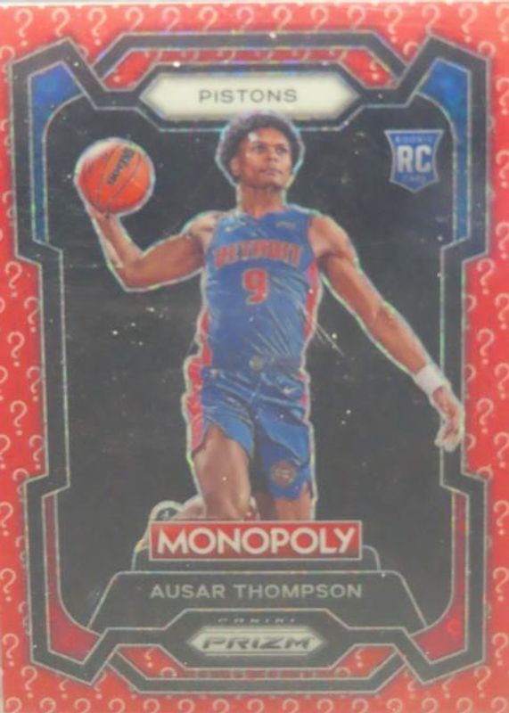 Ausar Thompson 2023 Prizm Monopoly #27 Question Mark /25 Rookie PSA 10