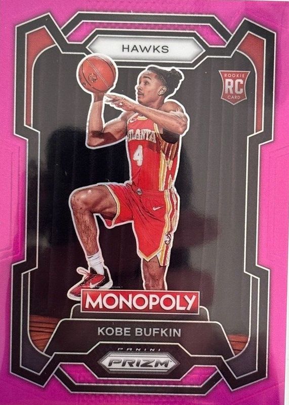 Scoot Henderson 2023 Prizm Monopoly #75 Pink /149 Rookie PSA 8