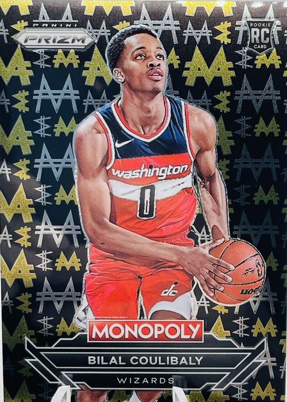 Bilal Coulibaly 2023 Prizm Monopoly #B23 Millionaire Black /(SSP) Rookie RAW