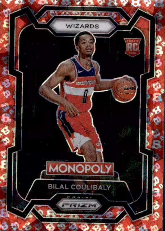 Bilal Coulibaly 2023 Prizm Monopoly #90 Free Parking Rookie RAW