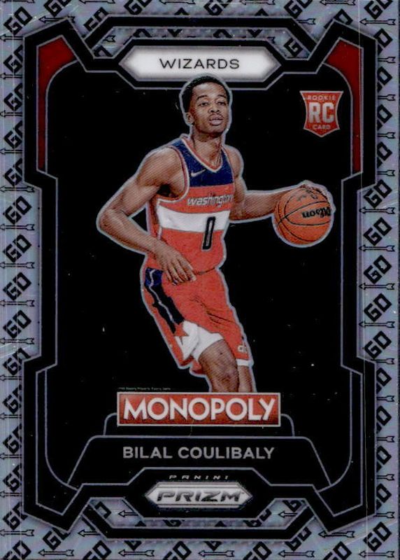 Bilal Coulibaly 2023 Prizm Monopoly #90 GO Space Rookie RAW