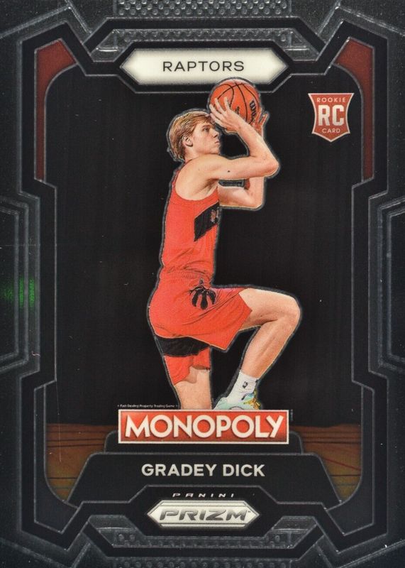 Gradey Dick 2023 Prizm Monopoly #84 Base Rookie PSA 10