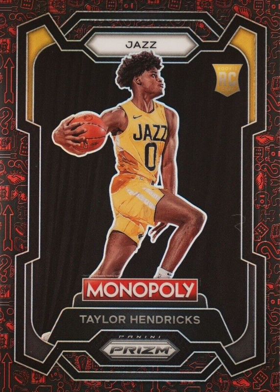 Taylor Hendricks 2023 Prizm Monopoly #86 Monopoly Red Pattern Rookie PSA 10