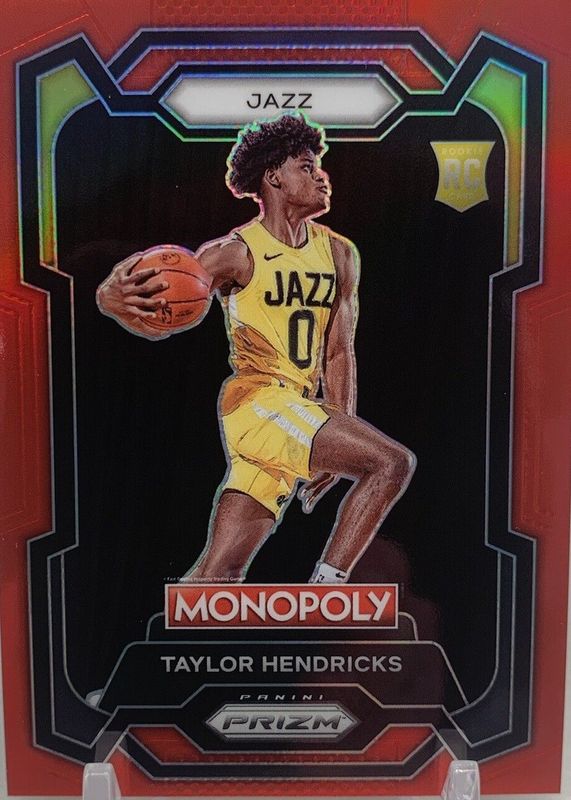 Taylor Hendricks 2023 Prizm Monopoly #86 Red /99 Rookie PSA 10