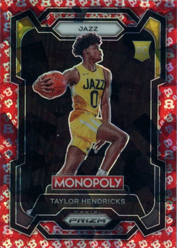 Taylor Hendricks 2023 Prizm Monopoly #86 Free Parking Rookie PSA 9