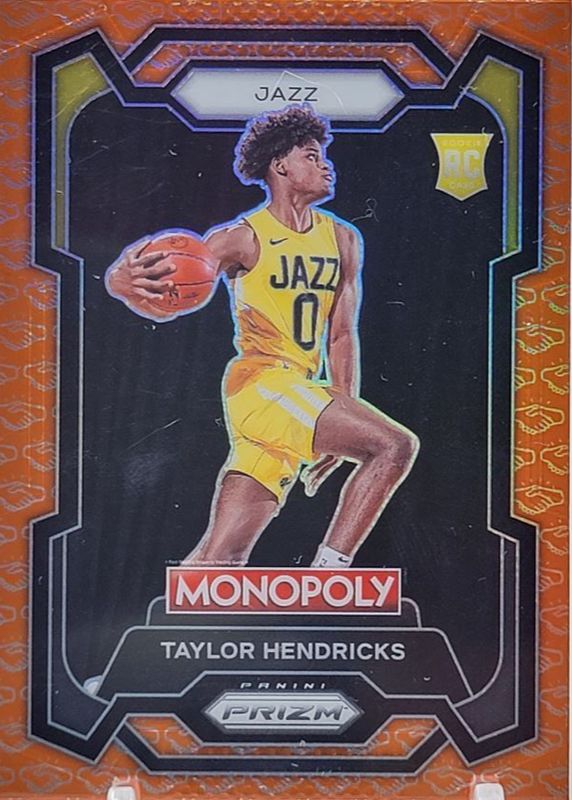 Taylor Hendricks 2023 Prizm Monopoly #86 Handshake Deal Rookie PSA 10