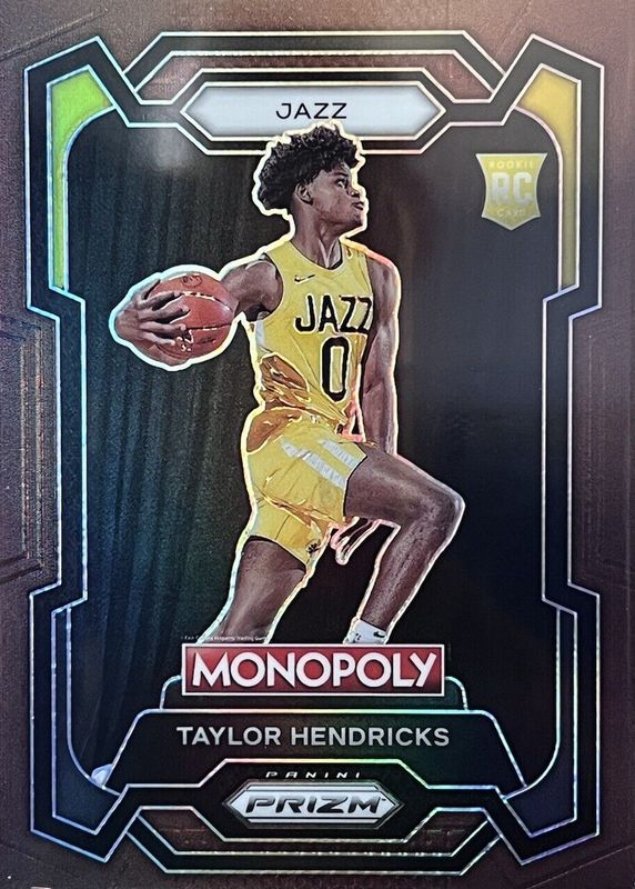 Taylor Hendricks 2023 Prizm Monopoly #86 Brown /249 Rookie BGS 9.5