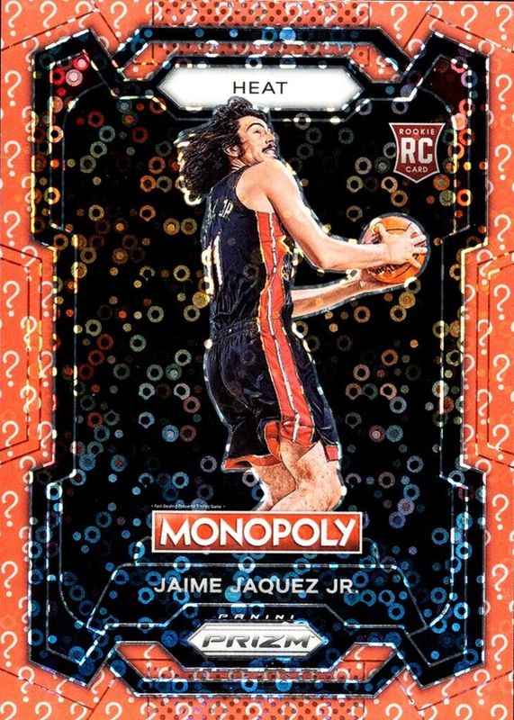 Jaime Jaquez Jr. 2023 Prizm Monopoly #48 Question Mark /25 Rookie PSA 10