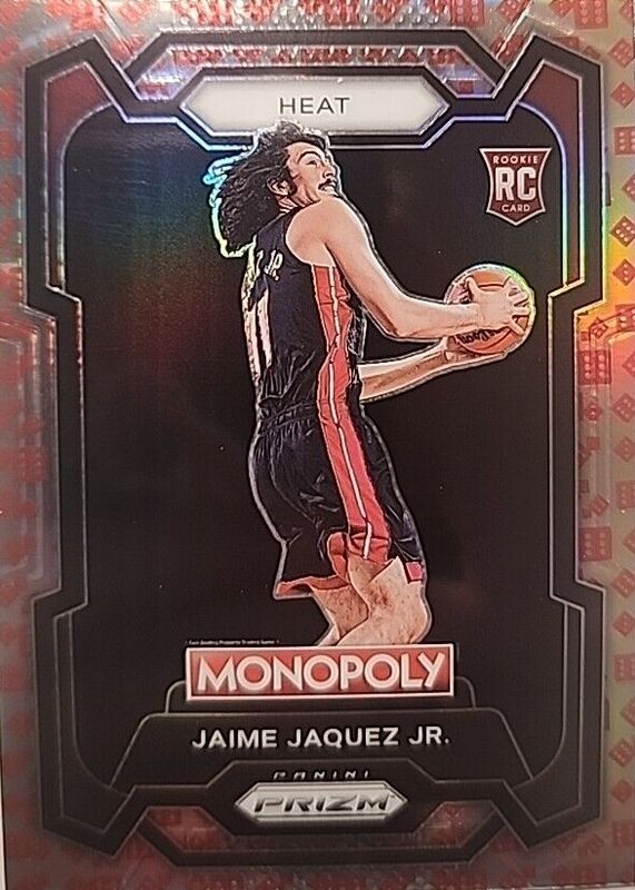 Jaime Jaquez Jr. 2023 Prizm Monopoly #48 Red Dice Rookie PSA 10