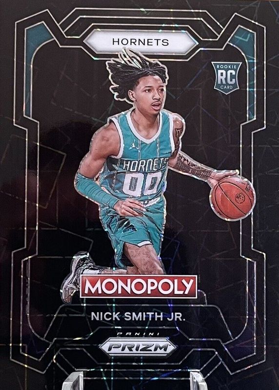 Nick Smith Jr. 2023 Prizm Monopoly #14 Black /1 Rookie SGC 9.5