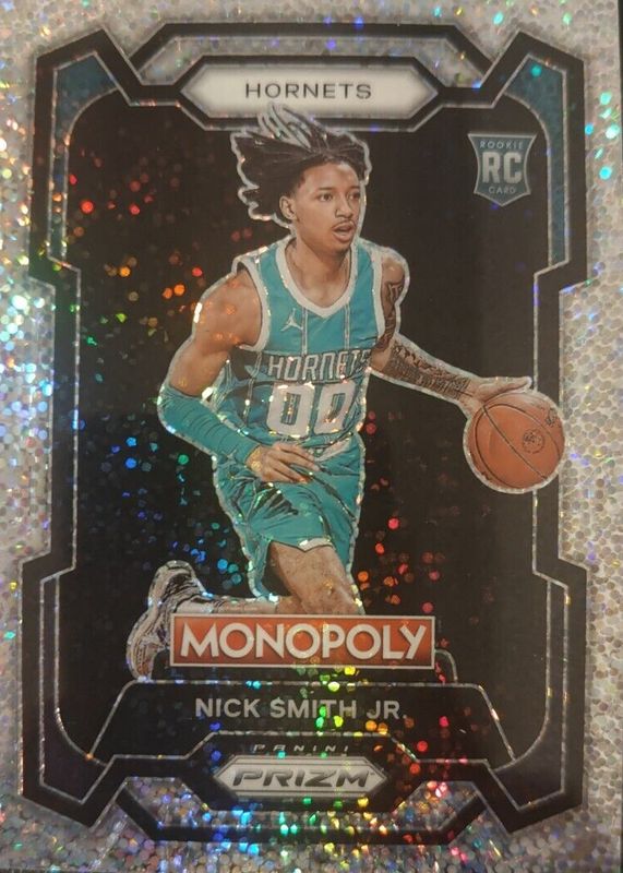 Nick Smith Jr. 2023 Prizm Monopoly #14 Sparkle /(SSP) Rookie BGS 9.5