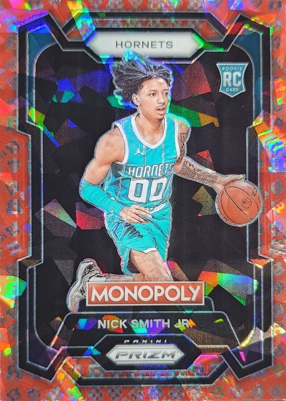 Nick Smith Jr. 2023 Prizm Monopoly #14 Free Parking Rookie PSA 9