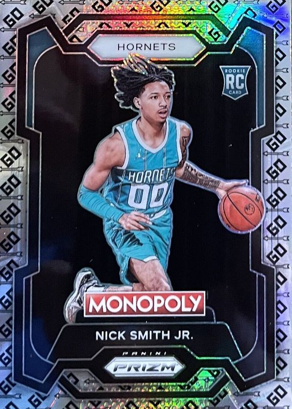 Nick Smith Jr. 2023 Prizm Monopoly #14 GO Space Rookie SGC 10