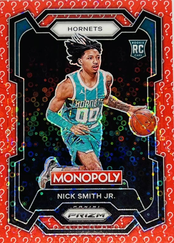 Nick Smith Jr. 2023 Prizm Monopoly #14 Question Mark /25 Rookie SGC 10