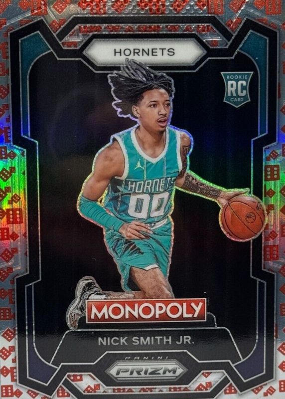 Nick Smith Jr. 2023 Prizm Monopoly #14 Red Dice Rookie BGS 9.5