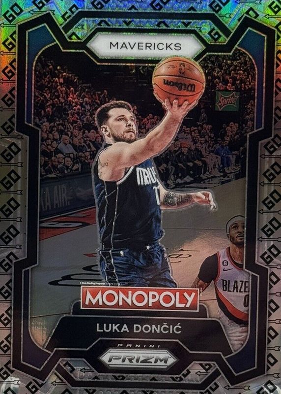 Luka Doncic 2023 Prizm Monopoly #22 GO Space PSA 10