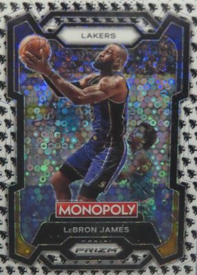 2023 Prizm Monopoly #40 Monopoly Man Black & White