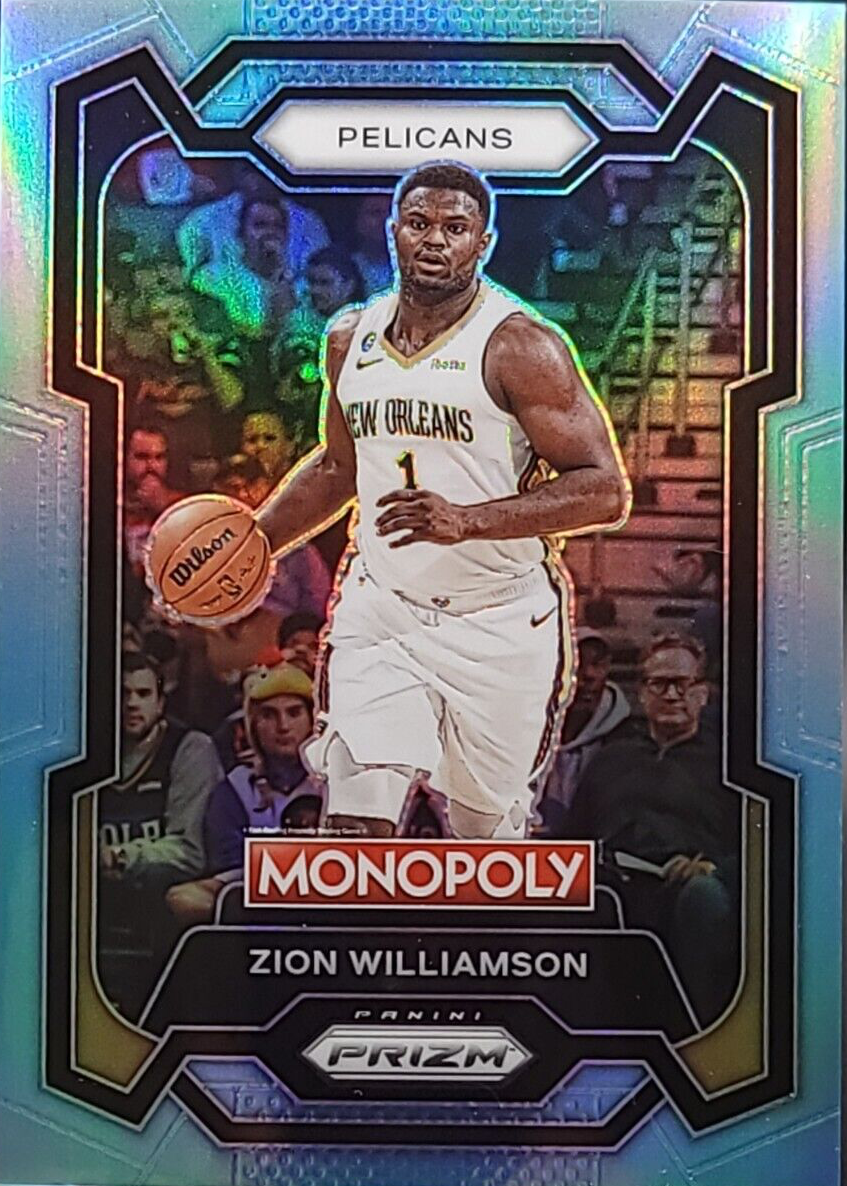 Zion Williamson 2023 Prizm Monopoly #55 Light Blue /199 Price